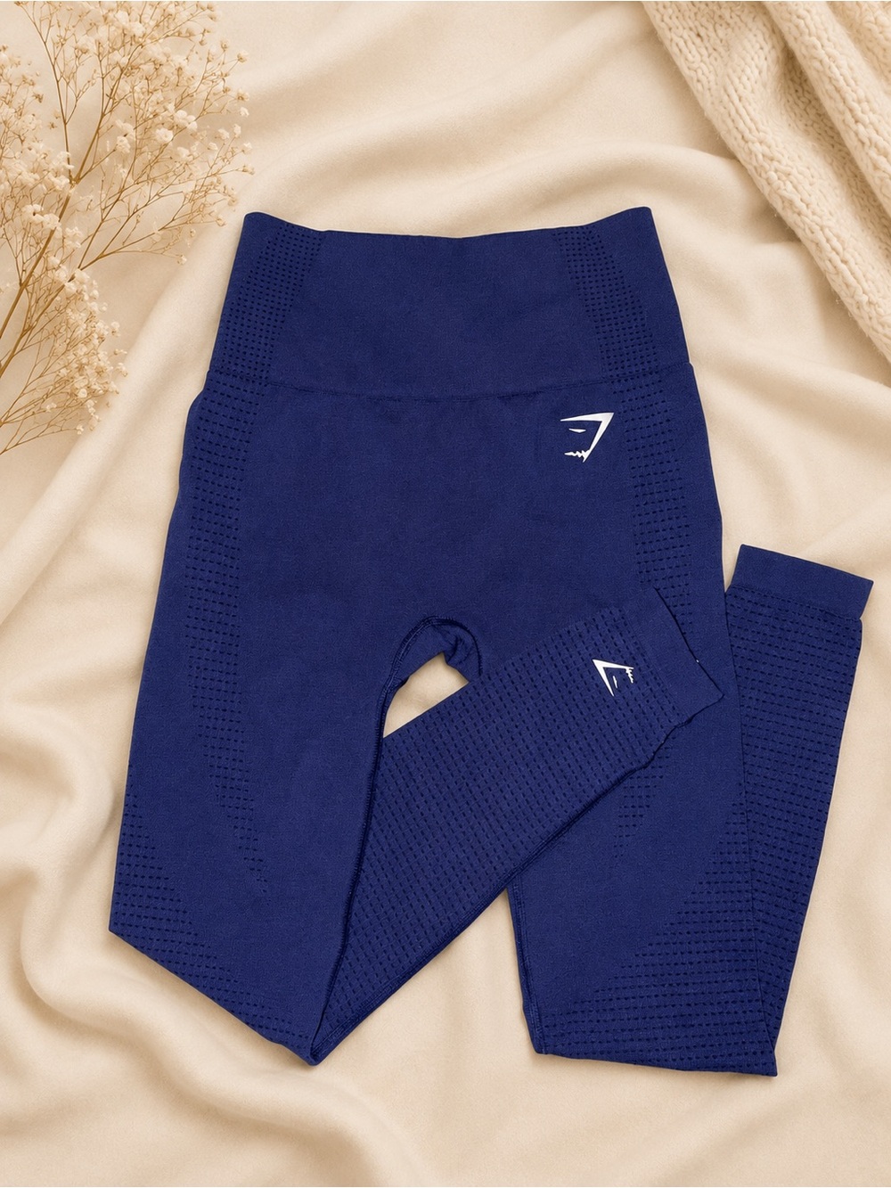 Gymshark Vital Seamless High Waisted Leggings Blue Size Small